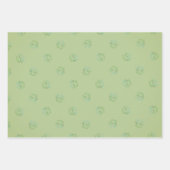 St. Patrick's Shamrocks Bord Groen Inpakpapier Vel (Voorkant 3)