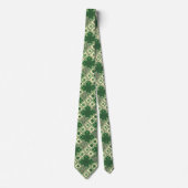 St. Patrick's Shamrocks en verstrengelde Keltische Stropdas (Voorkant)