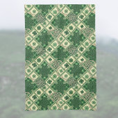  St Patrick's Shamrocks n Intertwined Celtic Knots Theedoek
