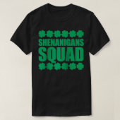 St Patricks Shenanigans Party Shenanigans Squad T-shirt (Design voorkant)