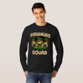 St Patricks Shenanigans Squad Girls Green Proud Ir T-shirt (Voorkant volledig)