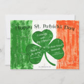 St. Patrick's (St. Paddy's) Day Party Invitation Kaart (Voorkant)