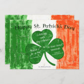 St. Patrick's (St. Paddy's) Day Party Invitation Kaart (Voorkant / Achterkant)