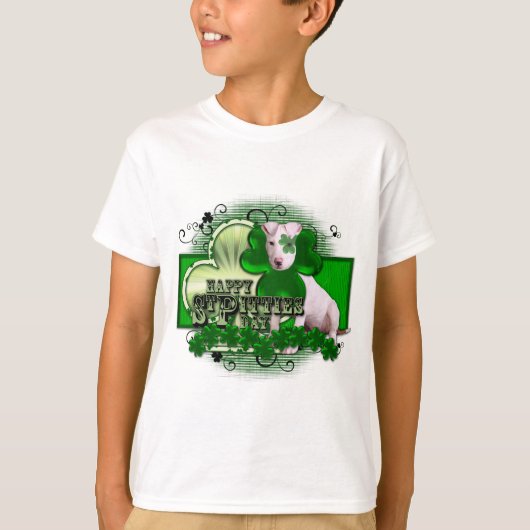 St Patricks - St Pitties Day - Pitbull - Petey T-shirt (Voorkant)