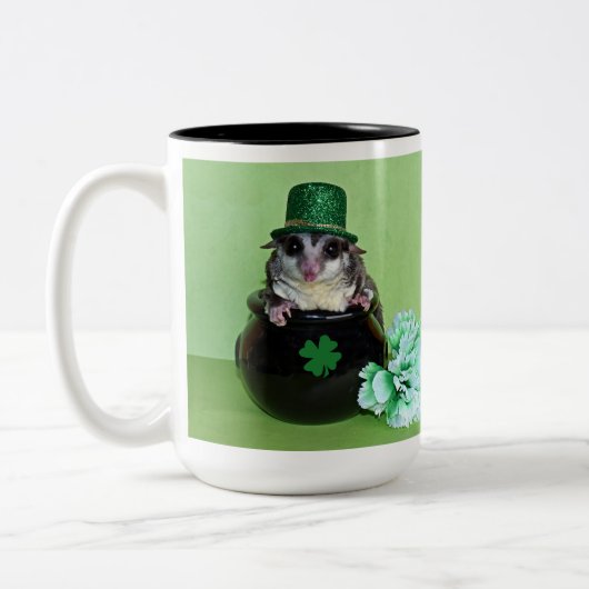 St. Patrick's Sugar Glider Tweekleurige Koffiemok (Links)