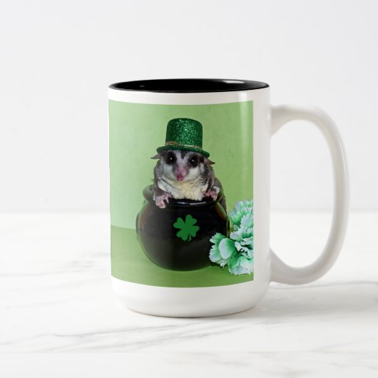 St. Patrick's Sugar Glider Tweekleurige Koffiemok (Rechts)