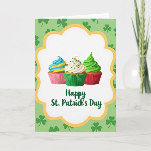 St Patricks Sweet Treat Kaart (Voorkant)