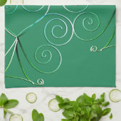 St. Patrick's Teal Keukendoeken Theedoek (Gevouwen)