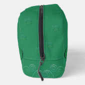 St. Patrick's Teal Shamrocks Print Knip Naai Tas (Rechts)