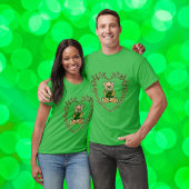 St Patrick's Teddy Bear in Klavers Hart Unisex T-shirt