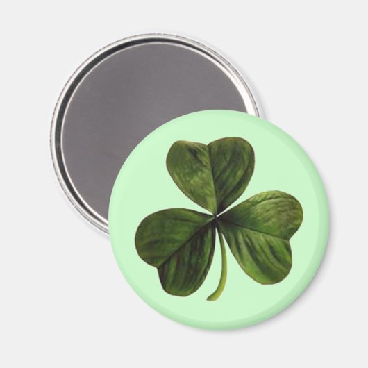 St. Patrick's Three Leaf Clover Magneet (Voorkant / Achterkant)