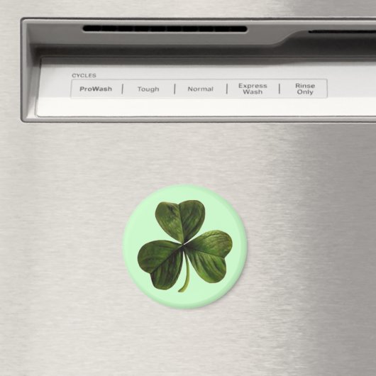St. Patrick's Three Leaf Clover Magneet (Insitu (Vaatwasser))