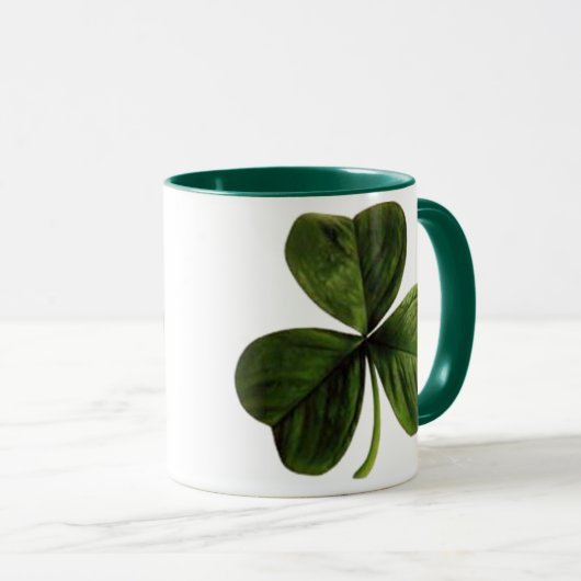 St. Patrick's Three Leaf Clover Mok (Voorkant rechts)