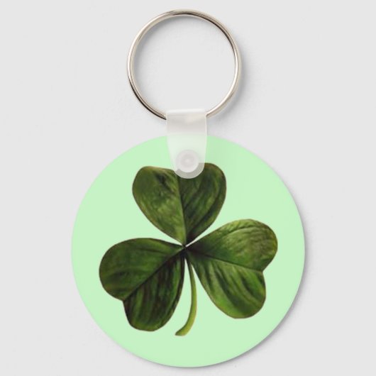 St. Patrick's Three Leaf Clover Sleutelhanger (Voorkant)