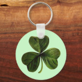 St. Patrick's Three Leaf Clover Sleutelhanger (Voorkant)