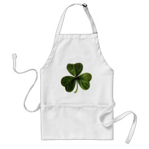 St. Patrick's Three Leaf Clover Standaard Schort