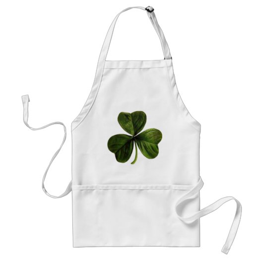 St. Patrick's Three Leaf Clover Standaard Schort (Voorkant)