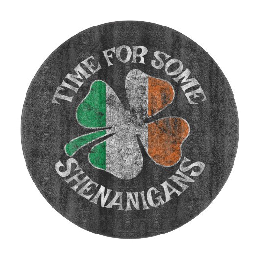 St. Patrick's Tijd voor wat Kabouterachtig Klaver Snijplank (Voorkant)