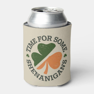 St. Patrick's Tijd voor wat kattenkwaad Klaver  Blikjeskoeler