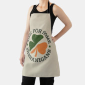 St. Patrick's Tijd voor wat kattenkwaad Klaver Schort (Insitu)