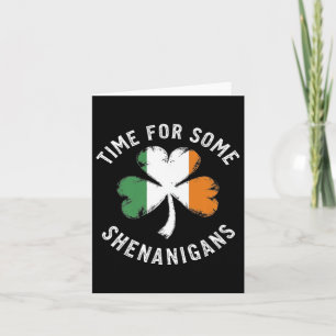 St. Patricks Tijd voor wat Schelmenstreken Klaver  Kaart