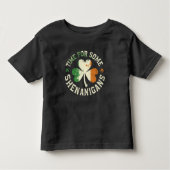 St. Patrick's Time for some Shenanigans Clover Fun Kinder Shirts (Voorkant)