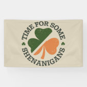 St. Patrick's time for some Shenanigans Clover Spandoek (Horizontaal)