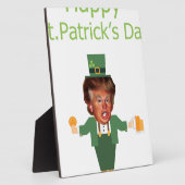 st patricks trompet eenboertje fotoplaat (Zijkant)