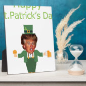 st patricks trompet eenboertje fotoplaat (Zijkant)
