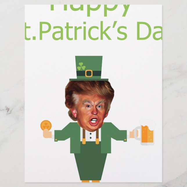 st patricks trump leprechaun (Voorkant)