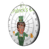 st patricks trump leprechaun dartbord (Voorkant Rechts)