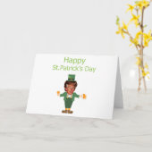 st patricks trump leprechaun kaart (Gele Bloem)
