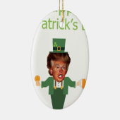 st patricks trump leprechaun keramisch ornament (Rechts)