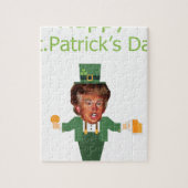 st patricks trump leprechaun legpuzzel (Verticaal)