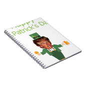 st patricks trump leprechaun notitieboek (Rechterzijde)