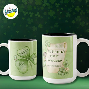 St Patrick's Tweekleurige Koffiemok