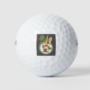 St Patricks Unicorn Golfballen