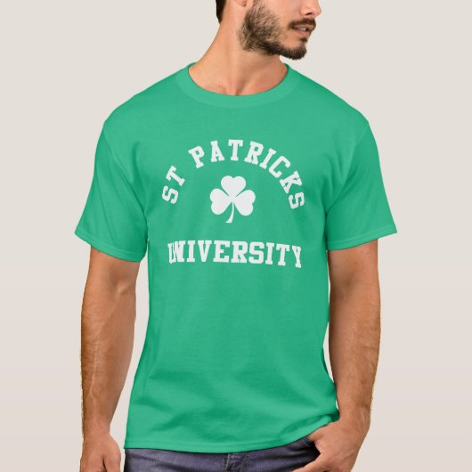 St Patricks Universiteit T-shirt (Voorkant)