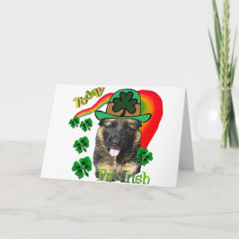 St Patricks van de Duitse herder Dag Kaart