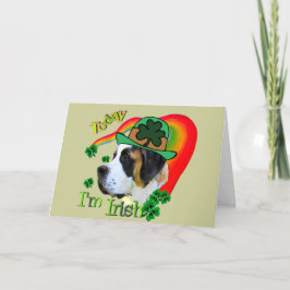 St Patricks van de sint-bernard Dag Kaart