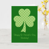 St Patricks van de Stippen van de klaver de Kaart (Gele Bloem)