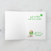 St Patricks van de vriendschap het Puppy van de Kaart (Binnen)