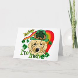St Patricks van Goldendoodle Dag Kaart