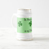 St Patricks verjaardag Bierpul (Voorkant links)
