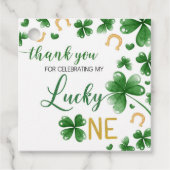 St Patricks Verjaardag Lucky One Gift Label (Voorkant)