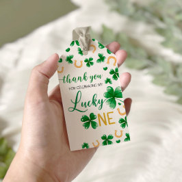 St Patricks Verjaardag Lucky One Gift Label Cadeaulabel