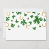 St. Patrick's Verjaardagsfoto Dank u kaart (Achterkant)
