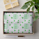 St. Patrick's Verjaardagstaart Patroon Tissuepapier (Geschenk)