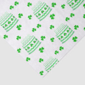 St. Patrick's Verjaardagstaart Patroon Tissuepapier (Detail)