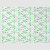 St. Patrick's Verjaardagstaart Patroon Tissuepapier (Voorkant)